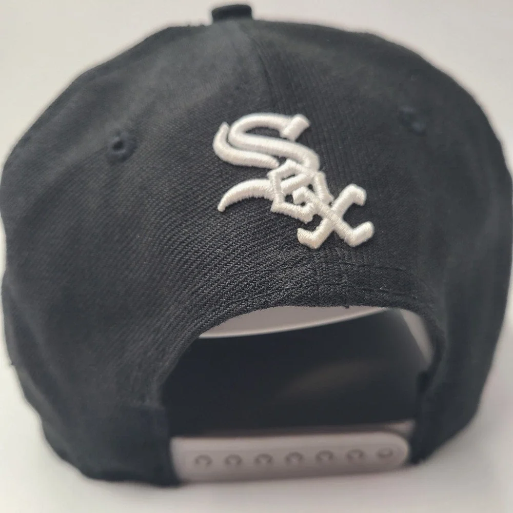 Chicago White‎ Sox Hat Snapback New Era 9Fifty Black White MLB Baseball Wool Men